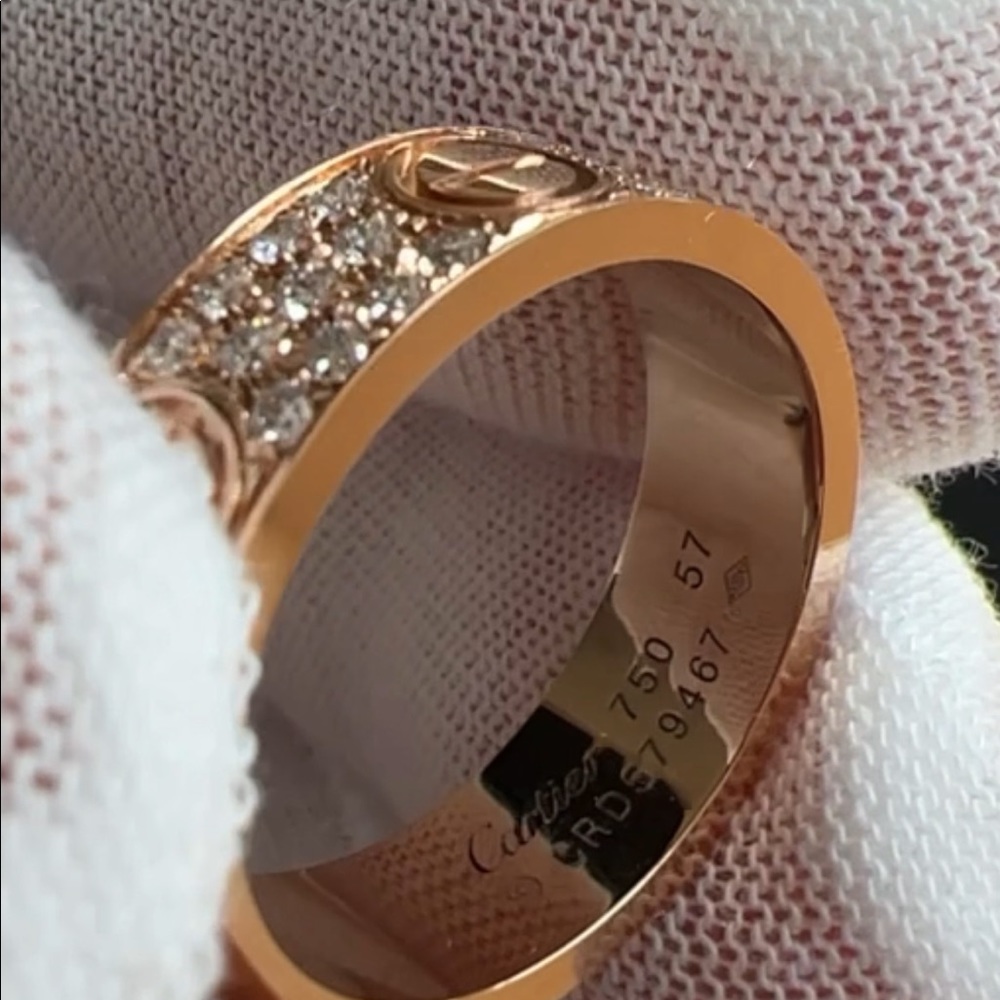 Cartier love ring size 57